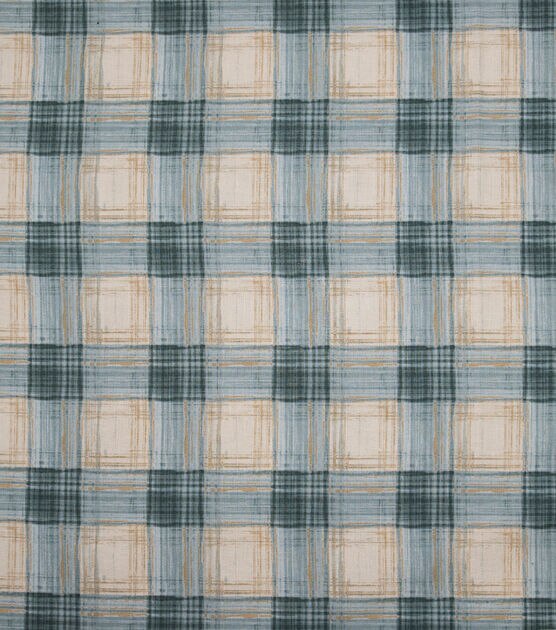 Blue Watercolor Plaid Quilt Cotton Fabric by Keepsake Calico, , hi-res, image 2