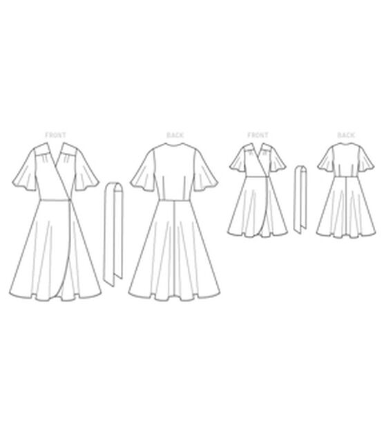 Butterick B6654 Misses & Children's Dress & Sash Sewing Pattern, , hi-res, image 5
