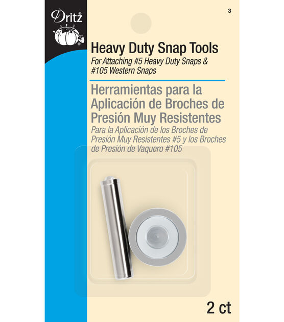 Dritz Heavy Duty Snap Tools for Heavy Duty Snaps & Western Snaps