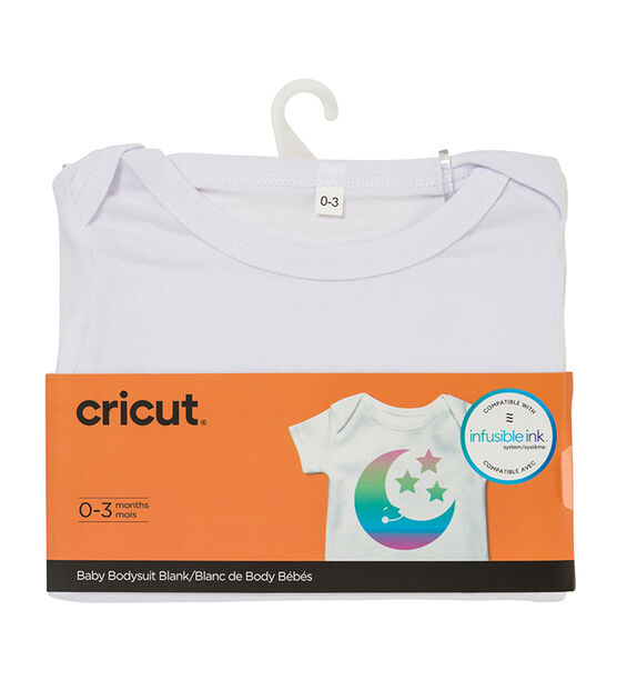 Cricut White Infusible Ink Baby Bodysuit Blank, , hi-res, image 1
