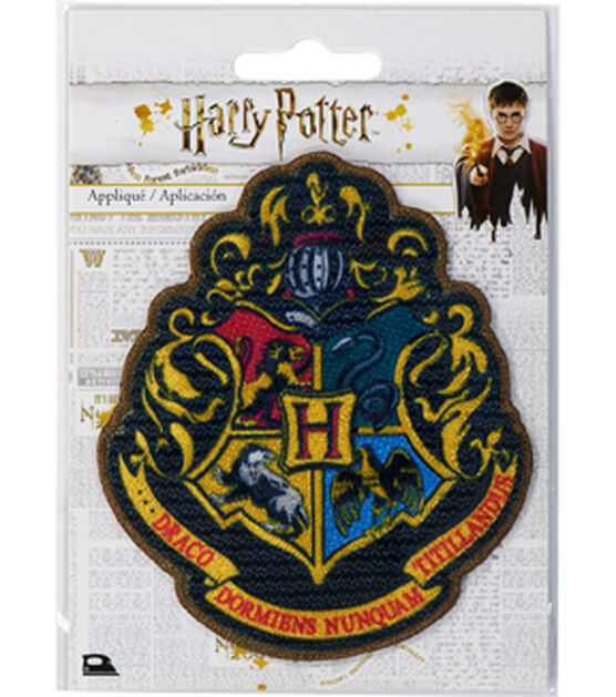Warner Brothers 4" Warner Brother Harry Potter Shield Iron On Patch