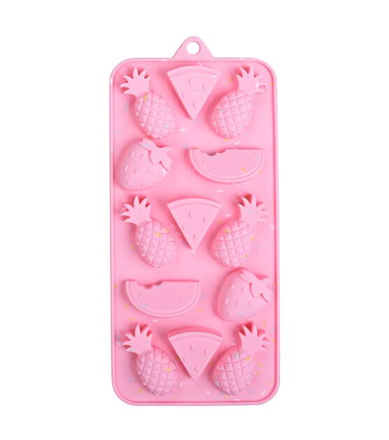4" x 8" Summer Silicone Fruit Candy Mold by STIR, , hi-res, image 2