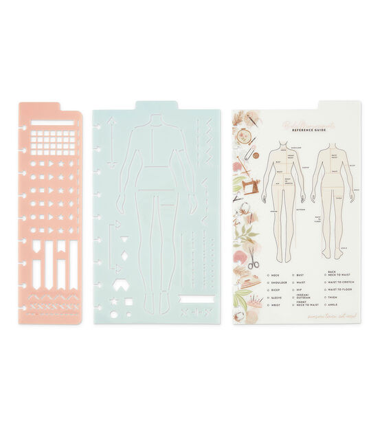 Happy Planner 3pk Classic Sew Much Stencil Dashboard, , hi-res, image 2