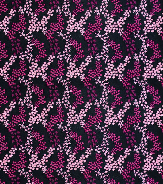 Tiny Pink Icons Super Snuggle Flannel Fabric