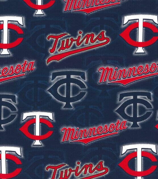 Fabric Traditions MLB Cotton Fabric Minnesota Twins Dot