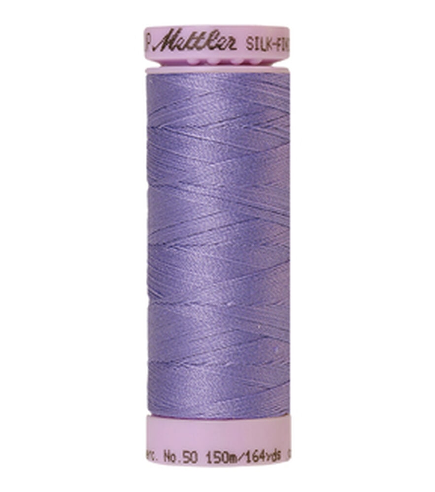 Mettler 164yd Silk Finish 50wt Cotton Thread 5ct, Amethyst, swatch