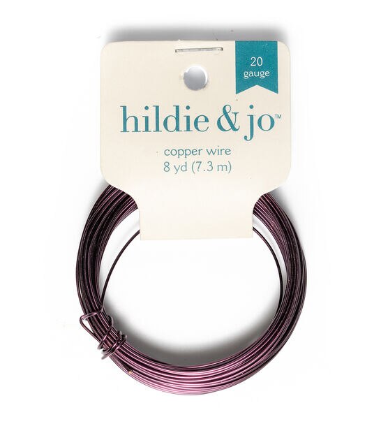 8yds Purple Copper Wire by hildie & jo