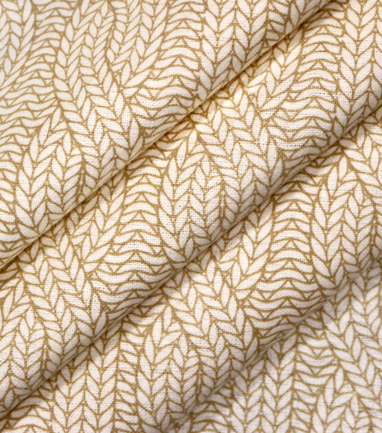 Knit Cream 108" Wide Flannel Fabric, , hi-res, image 2