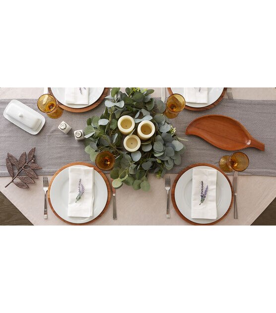 Design Imports 15"x72" Table Runner Gray, , hi-res, image 9