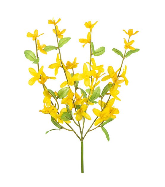 13" Yellow Forsythia Pick by Bloom Room