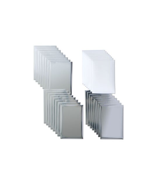 Cricut 4" x 6" Silver Foil Transfer Sheets 24ct, , hi-res, image 2