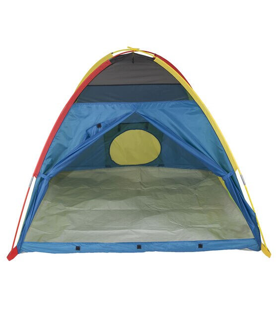 Pacific Play Tents 58" x 46" Multicolor Super Duper 4 Kid Dome Tent, , hi-res, image 2