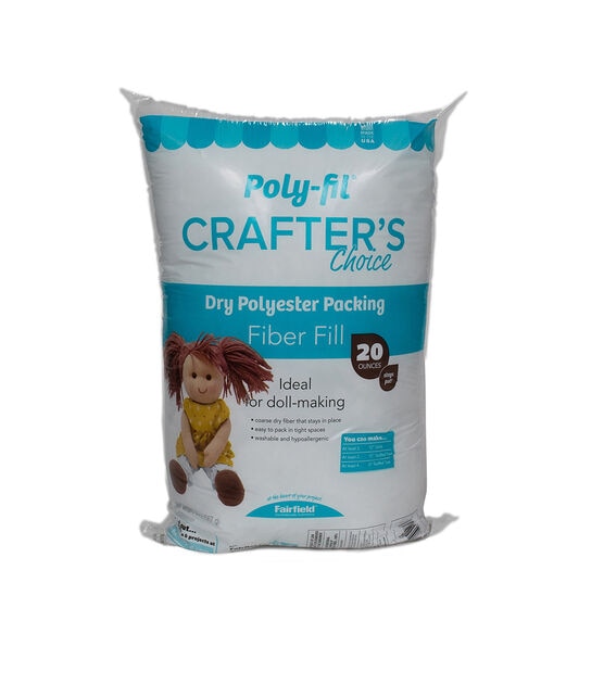 Poly-Fil Crafter's Choice Dry Packing Fiber Fill 20oz