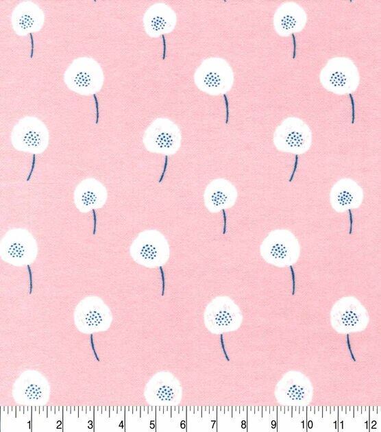 Baby Butterfly Dandelion Nursery Flannel Fabric, , hi-res, image 2
