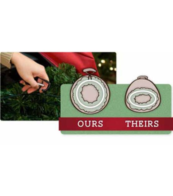 Northlight 36" Direct Suspend Hanging Christmas Wreath Storage Bag, , hi-res, image 2