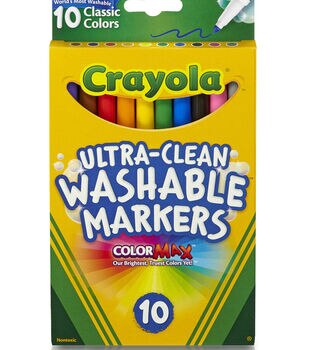 Crayola 585100 Super Tips 100-Count Assorted Color Washable Markers