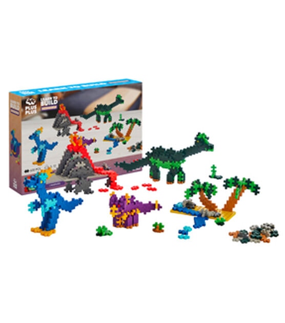 Plus-Plus Dinosaurs Learn to Build 400pc