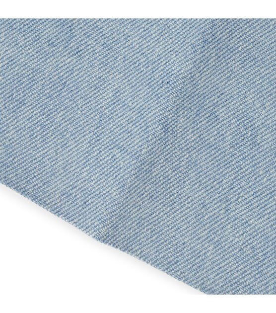 Dritz Denim Iron-On Patches, 5 x 5-Inch, Faded Blue, 2