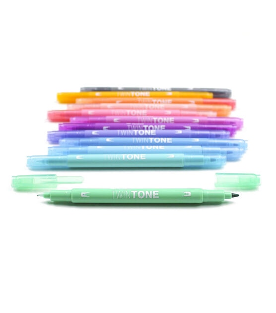 Tombow TwinTone 12 pk Markers Pastels, , hi-res, image 3