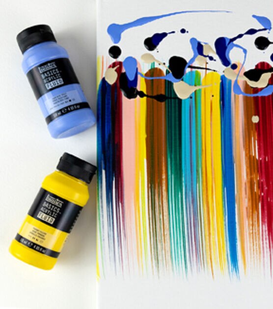 Liquitex BASICS Acrylic Paints, 4 Ounces, Assorted Colors, Set of 14