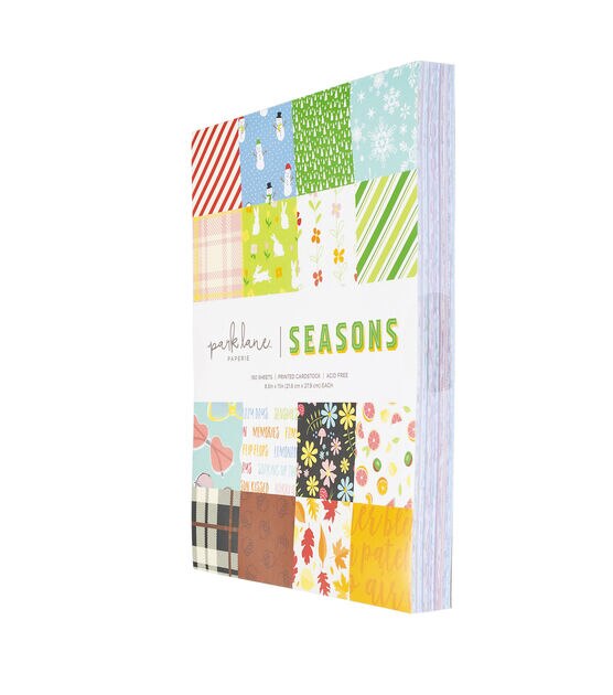 180 Sheet 8.5" x 11" Seasons Cardstock Paper Pack by Park Lane, , hi-res, image 3