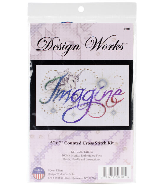 Design Works 7" x 5" Imagine Counted Cross Stitch Kit