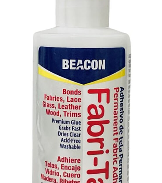 Beacon Adhesives Fabri-Tac Permanent Adhesive 2oz bottle