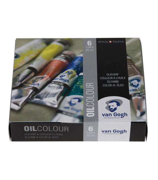 Royal Talens Van Gogh Oil Color Set 6ct 20ml Tubes