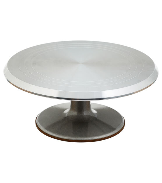 Stir 12 Aluminum Turn Table - Cake Turntables - Baking & Kitchen