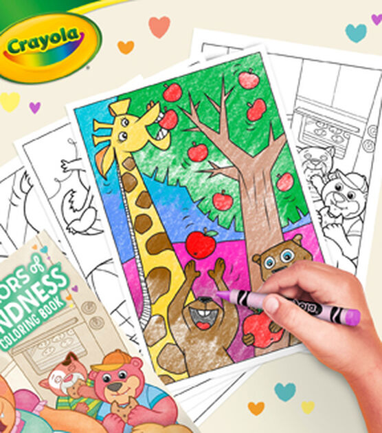 Crayola 48pg Colors Of Kindness Coloring Book, , hi-res, image 4