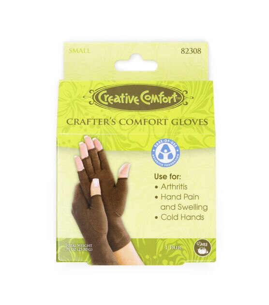 Dritz Crafters Comfort Glove, 1 Pair, Small