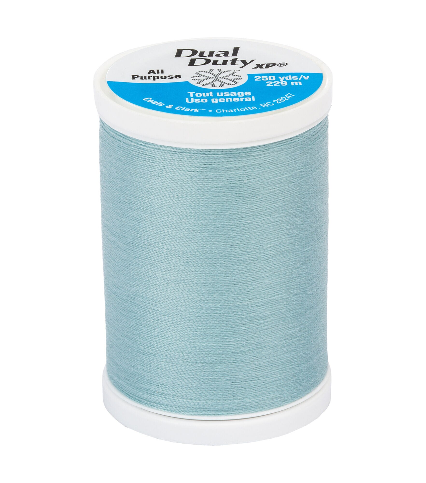 Coats & Clark Dual Duty XP General Purpose Thread 250yds, #5420dd Blue Aqua, hi-res