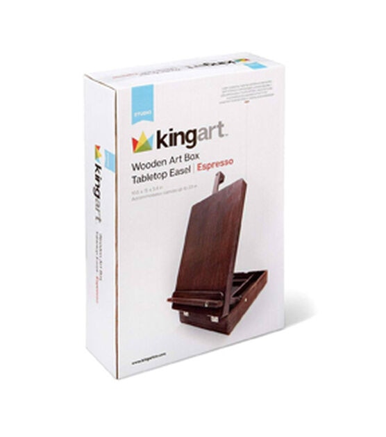 Kingart Studio Wooden A Frame Adjustable Tabletop Easel Stand