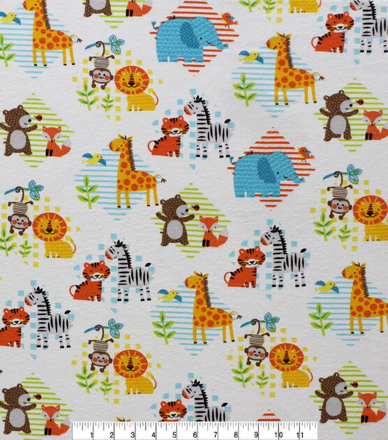 Animal Friends Super Snuggle Flannel Fabric, , hi-res, image 2