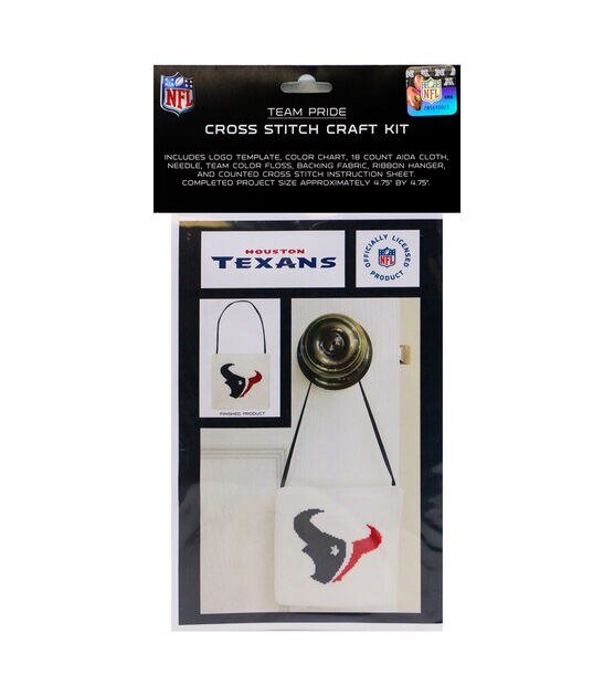 Sporticulture 5 Team Pride NFL Houston Texans Cross Stitch Kit