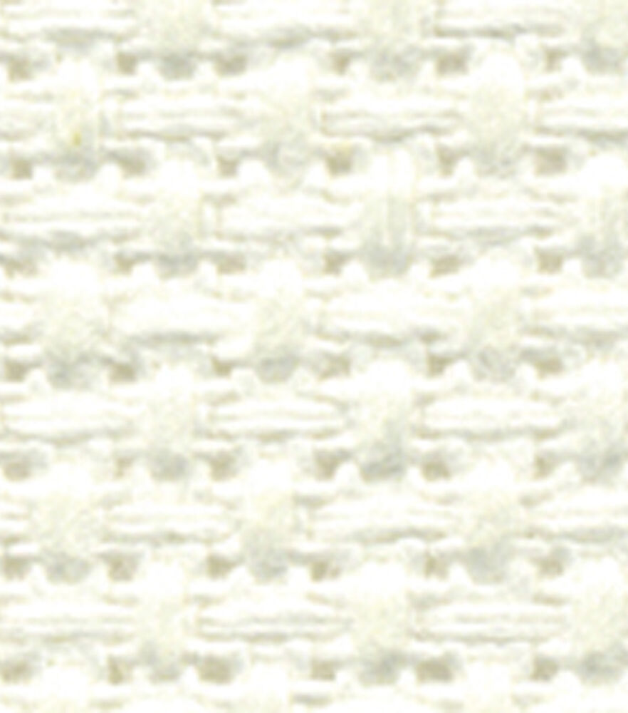 Classic 16 count aida cloth for cross stitching - white color