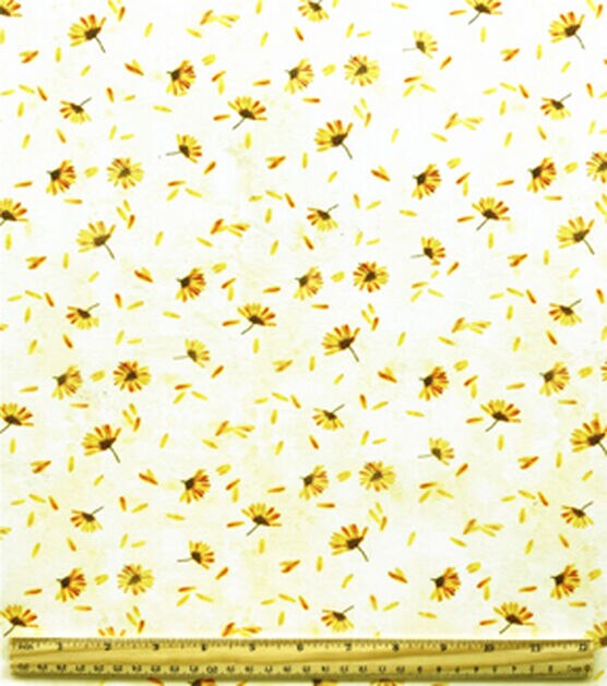 Scattered Daisy Jersey Knit Fabric, , hi-res, image 2