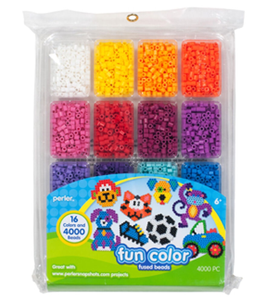 Perler Fun Fusion Beads 4000pcs, Fun Color, swatch