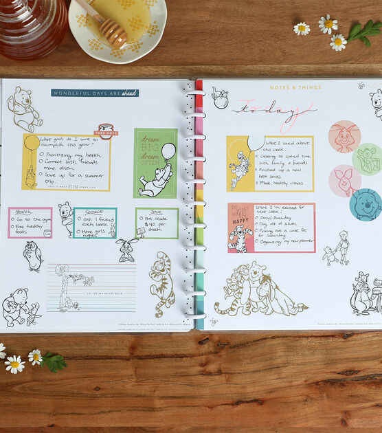 Happy Planner 60 Sheet Disney Winnie the Pooh True to You Big Notebook, , hi-res, image 7