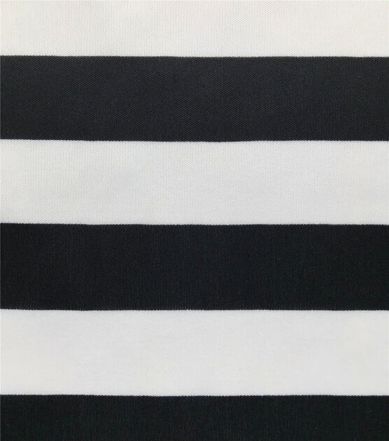The Witching Hour Costume Knit Fabric Black White Stripe, , hi-res, image 3