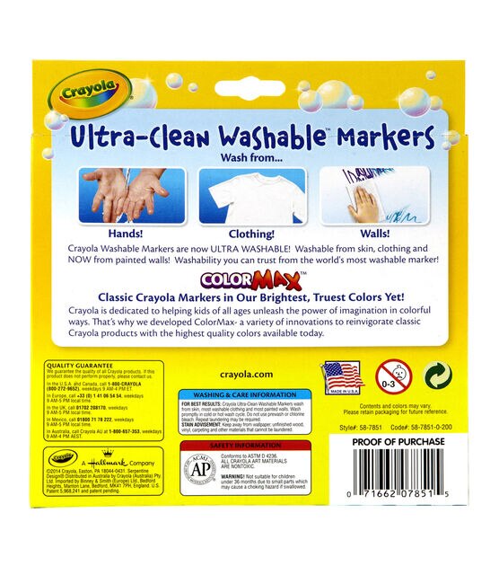 Lowest Price: Crayola Ultra Clean Fine Line Washable