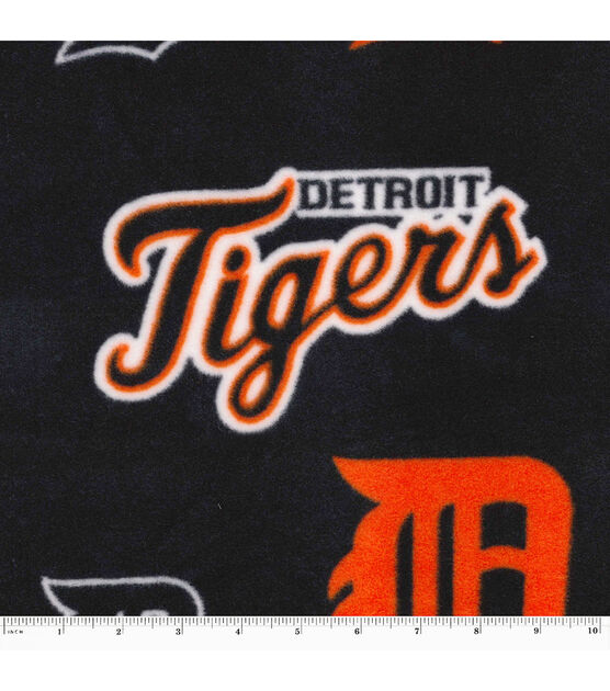 Fabric Traditions Detroit Tigers Fleece Fabric Logo
