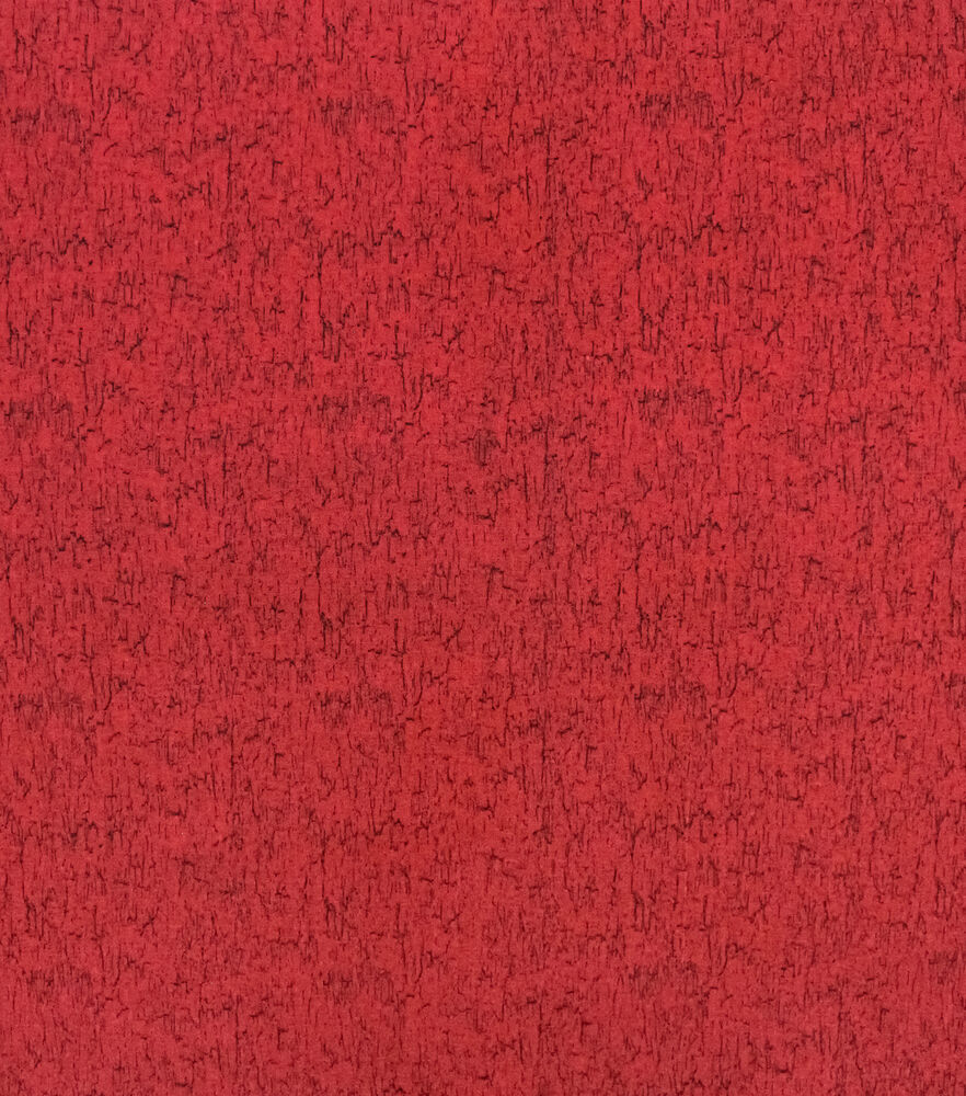 Crackle Christmas Cotton Fabric, Red, swatch, image 1
