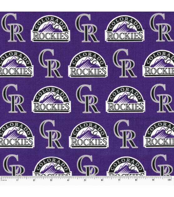 Fabric Traditions Colorado Rockies Cotton Fabric Logo