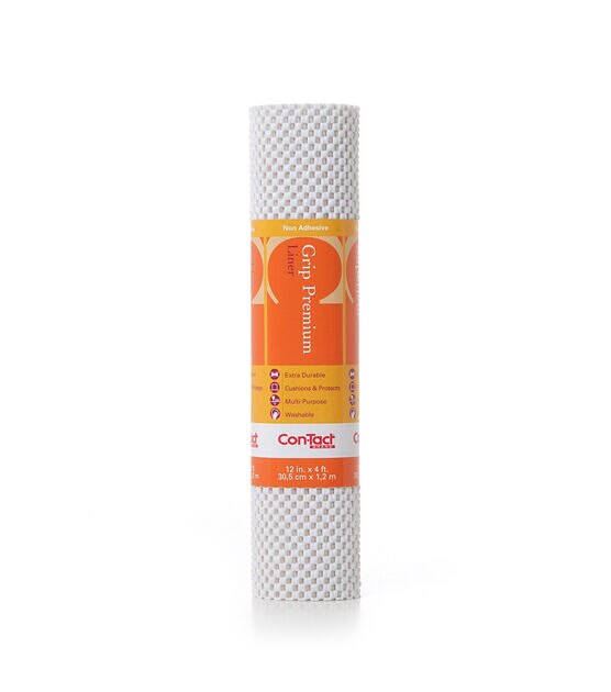 12in x 4ftContact Grip Liner Premium White
