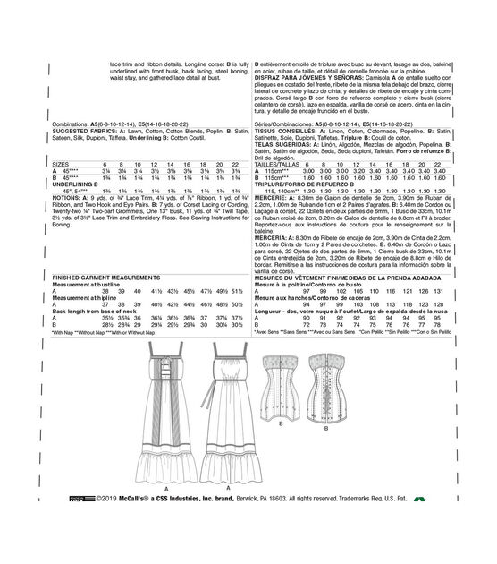 McCall's M7915 Size 14 to 22 Misses Costume Sewing Pattern, , hi-res, image 2