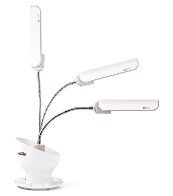 OttLite 25" White Flexible Organizer Lamp, , hi-res, image 4