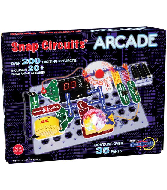 Snap Circuits 35pc Arcade 200 Exciting Projects Kit