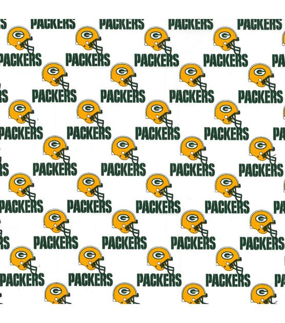 Fabric Traditions Green Bay Packers Cotton Fabric White, , hi-res, image 2