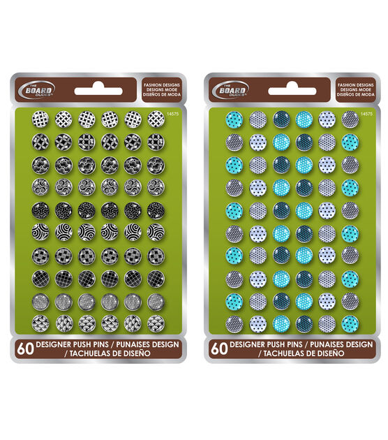 60CT PUSH PINS DESIGNER